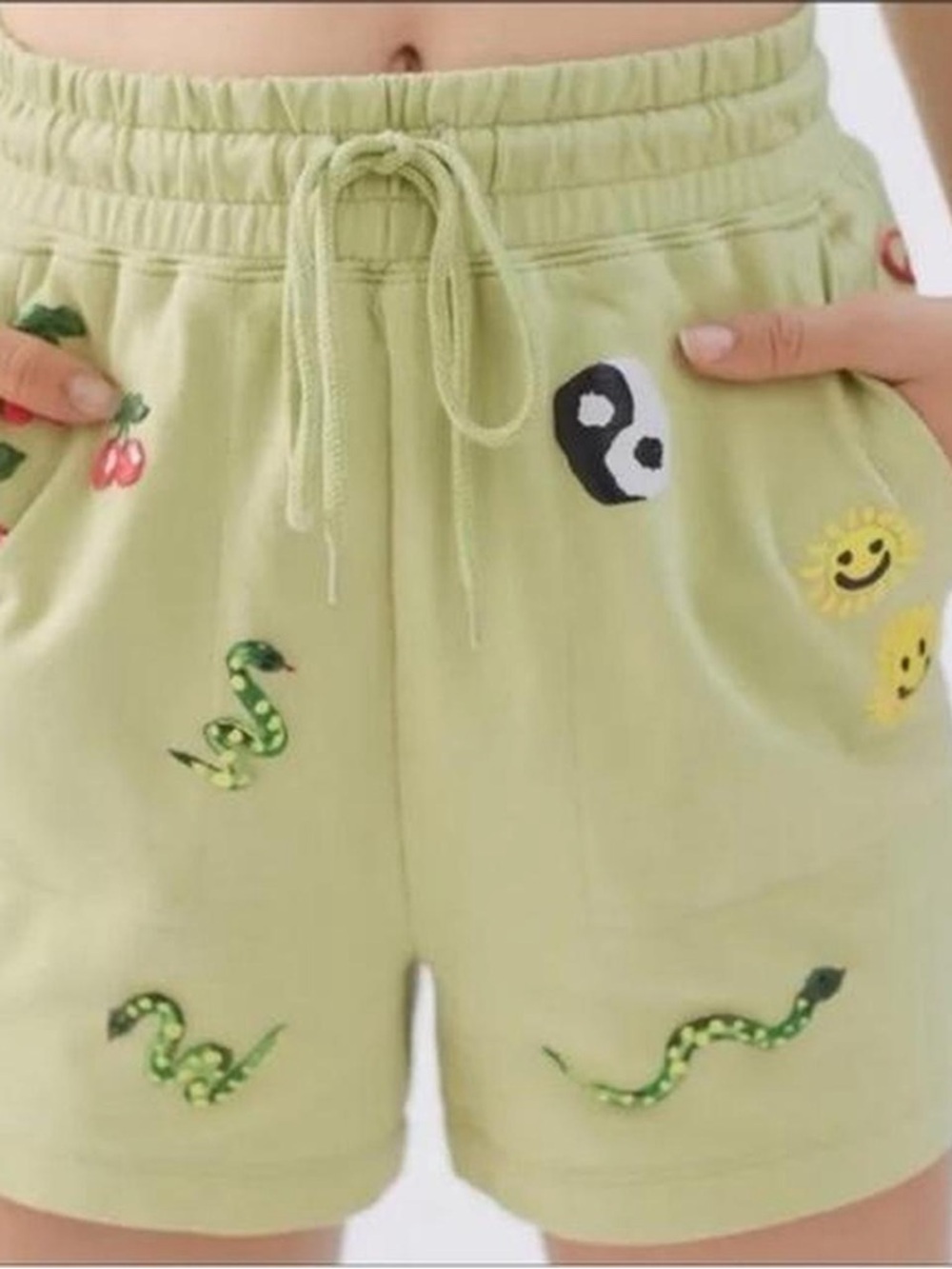 Urban Outfitters Coney Island Picnic Doodle Shorts